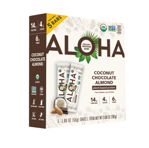 (5-bar box) Coconut Chocolate Almond Protein Bars (Best By 2025)