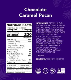 Chocolate Caramel Pecan – Protein Bars