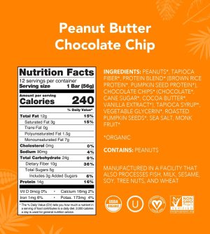 Peanut Butter Chocolate Chip – Protein Bars