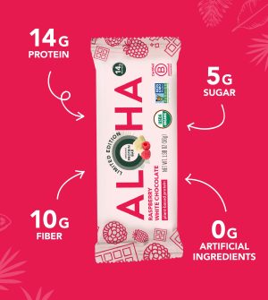 Raspberry White Chocolate – Protein Bars